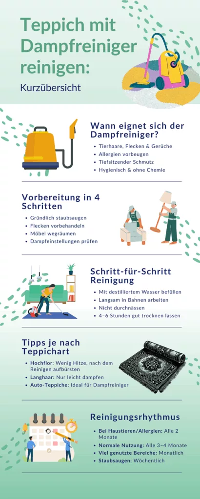 teppich reinigen mit dampfreiniger